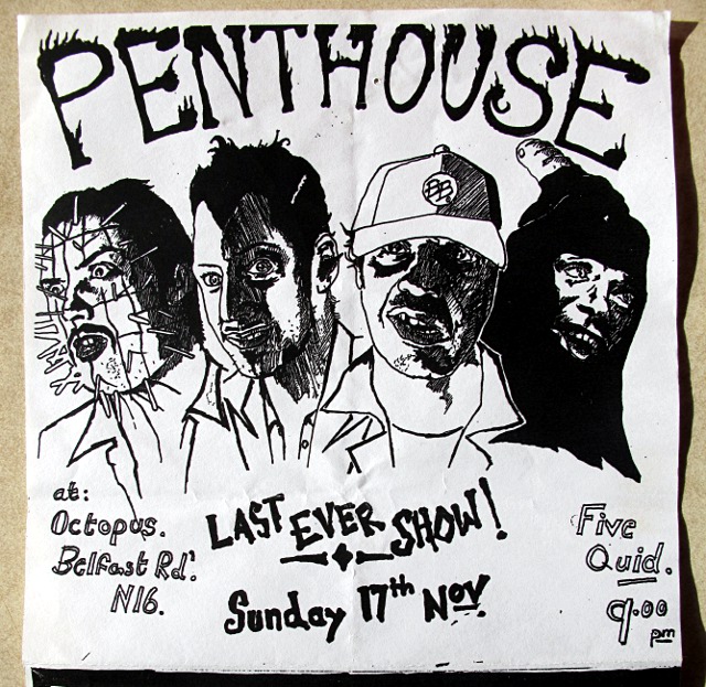 Penthouse Last Gig Handbill